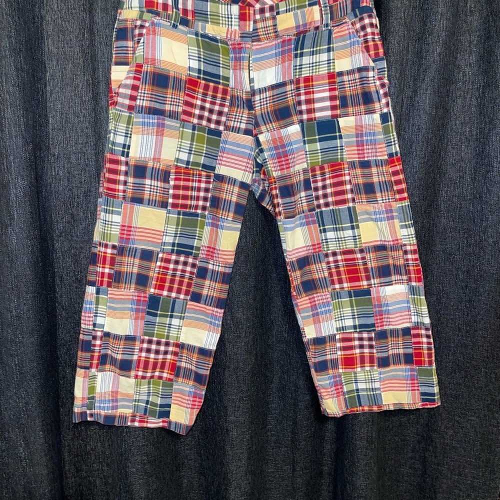 Vintage J. Crew Patchwork Capri Pants Size 10